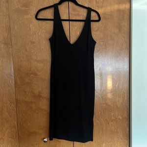 Forever 21 black body con dress